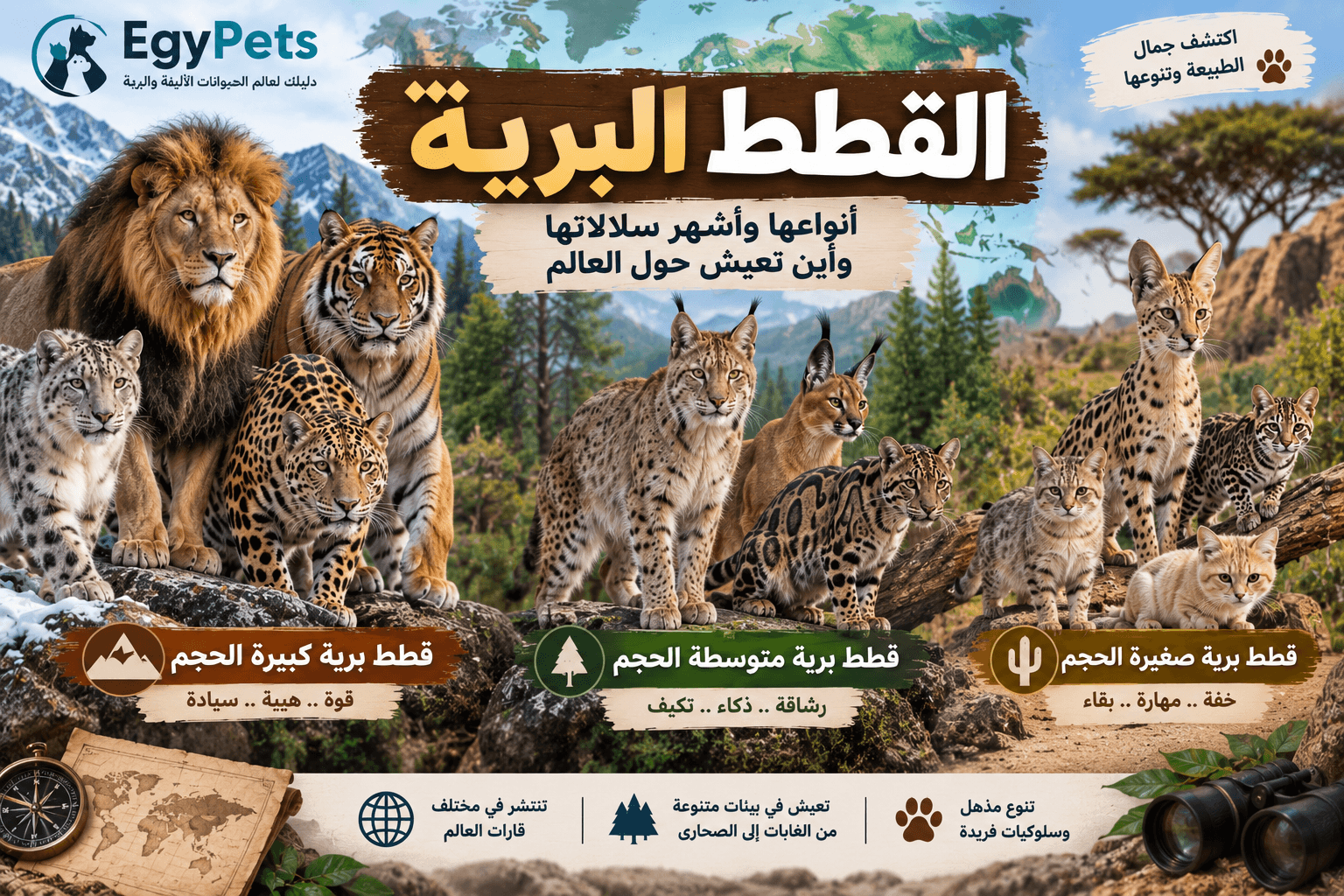 القطط البرية