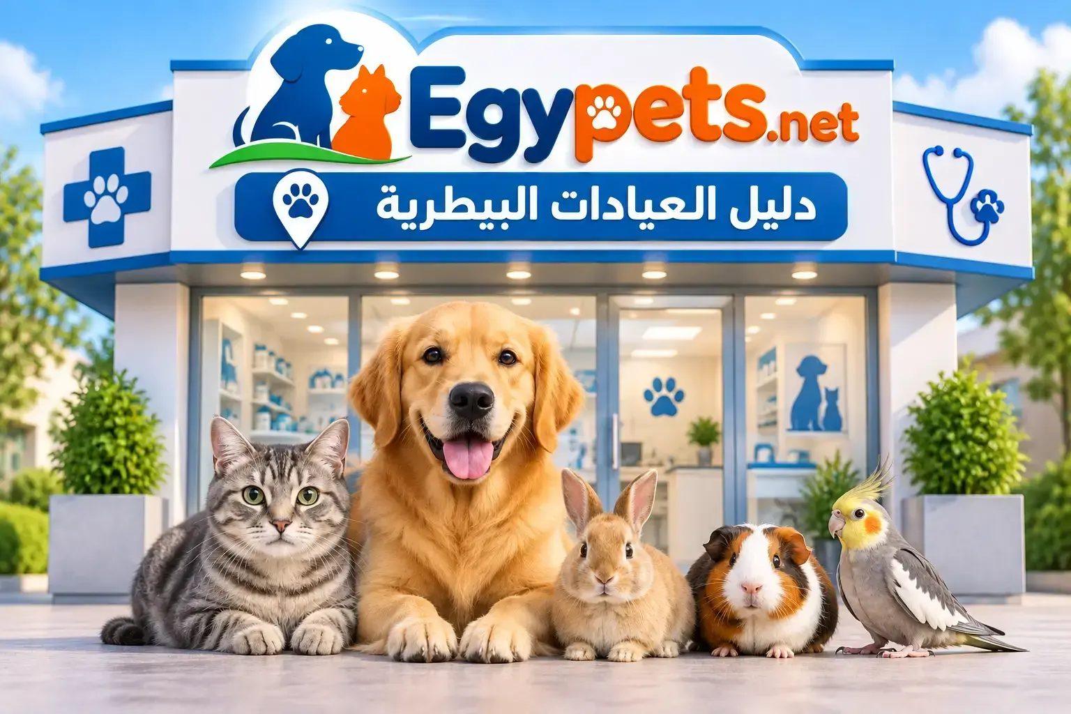 دليل العيادات البيطرية